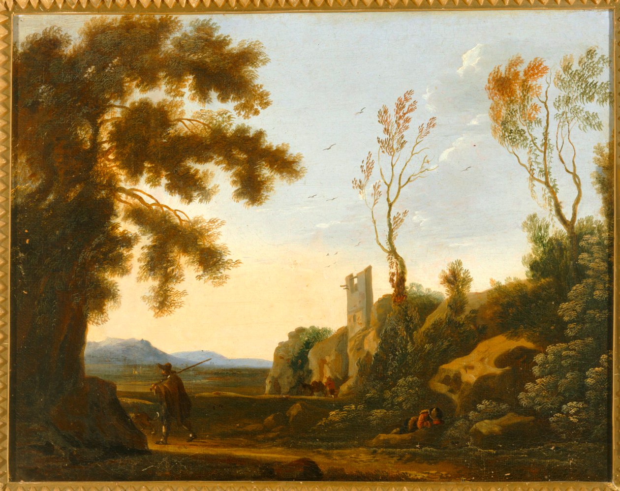 Paisaje con árboles ... (óleo sobre lienzo) de Joos de (follower of) Momper