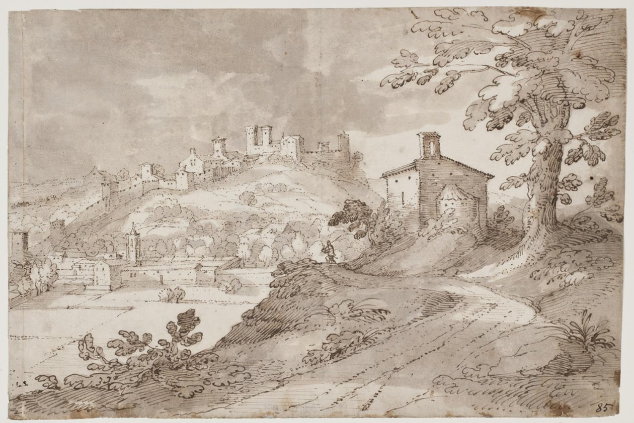 Diseño urbano con muralla de Joos de II Momper