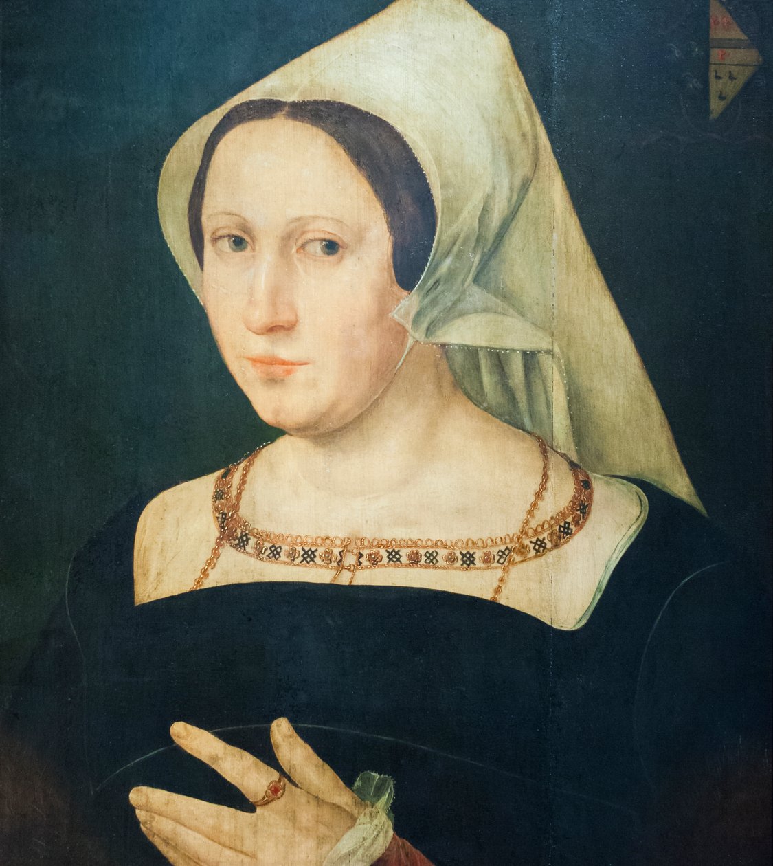 Anna van Spangen, esposa de Adriaen van der Goes de Joos van (after) Cleve