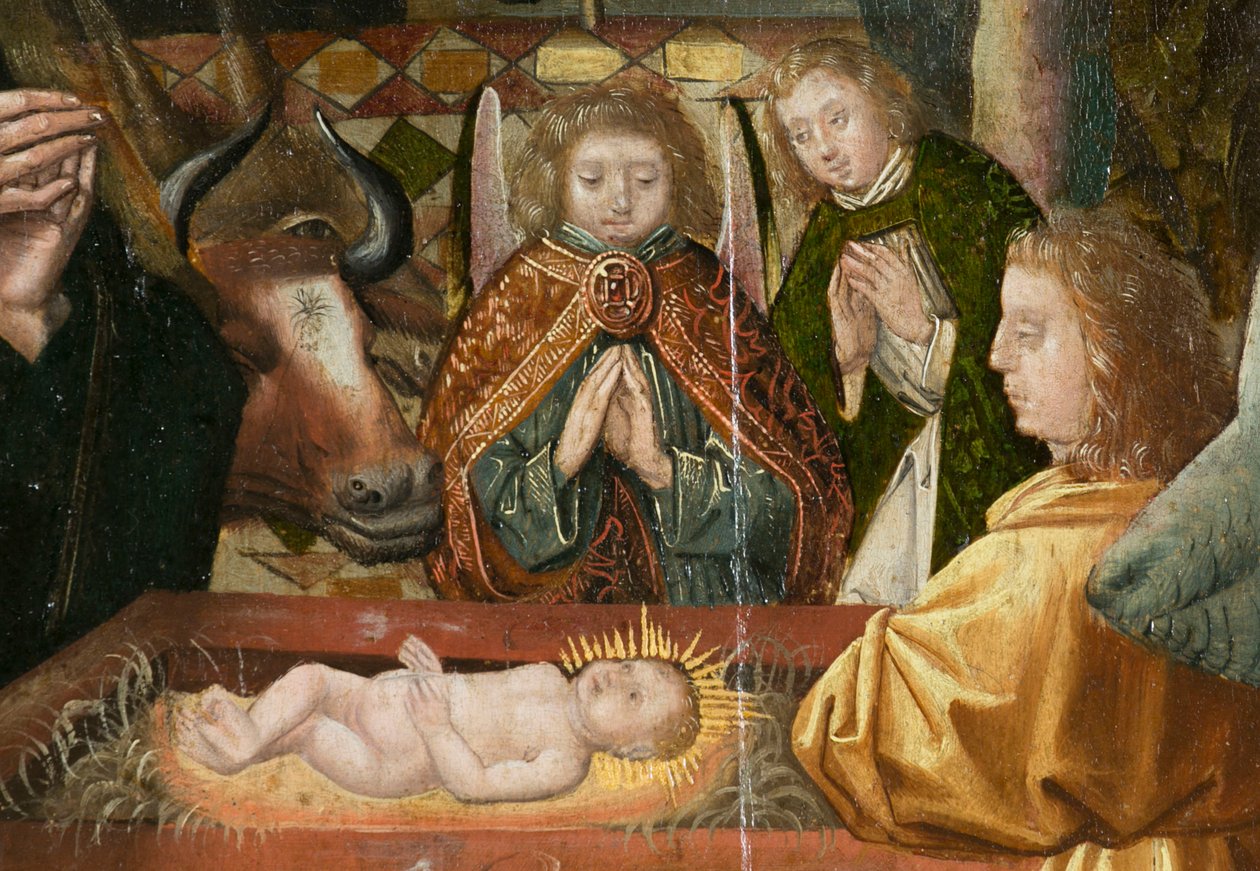 Tríptico de Belén, circa 1540 de Joos van (attr. to) Cleve