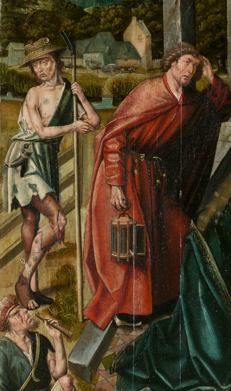 Tríptico de Belén, circa 1540 de Joos van (attr. to) Cleve
