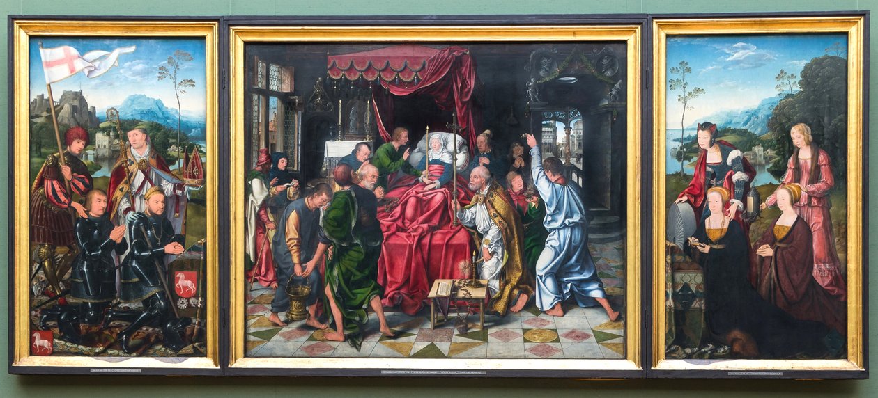 Retablo de la muerte de María de Joos van Cleve