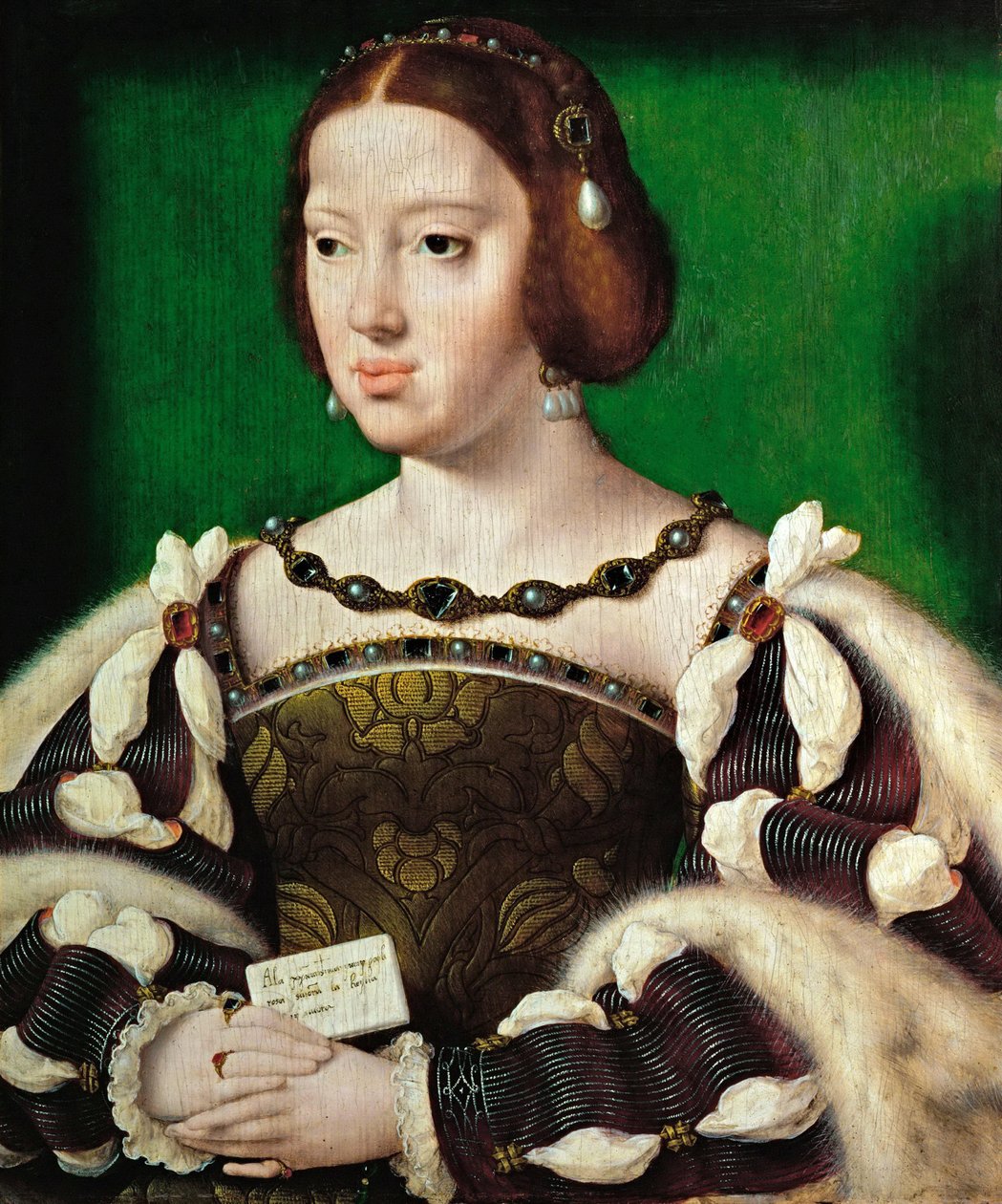 Retrato de la reina Leonor de Austria (1498-1558) de Joos van Cleve