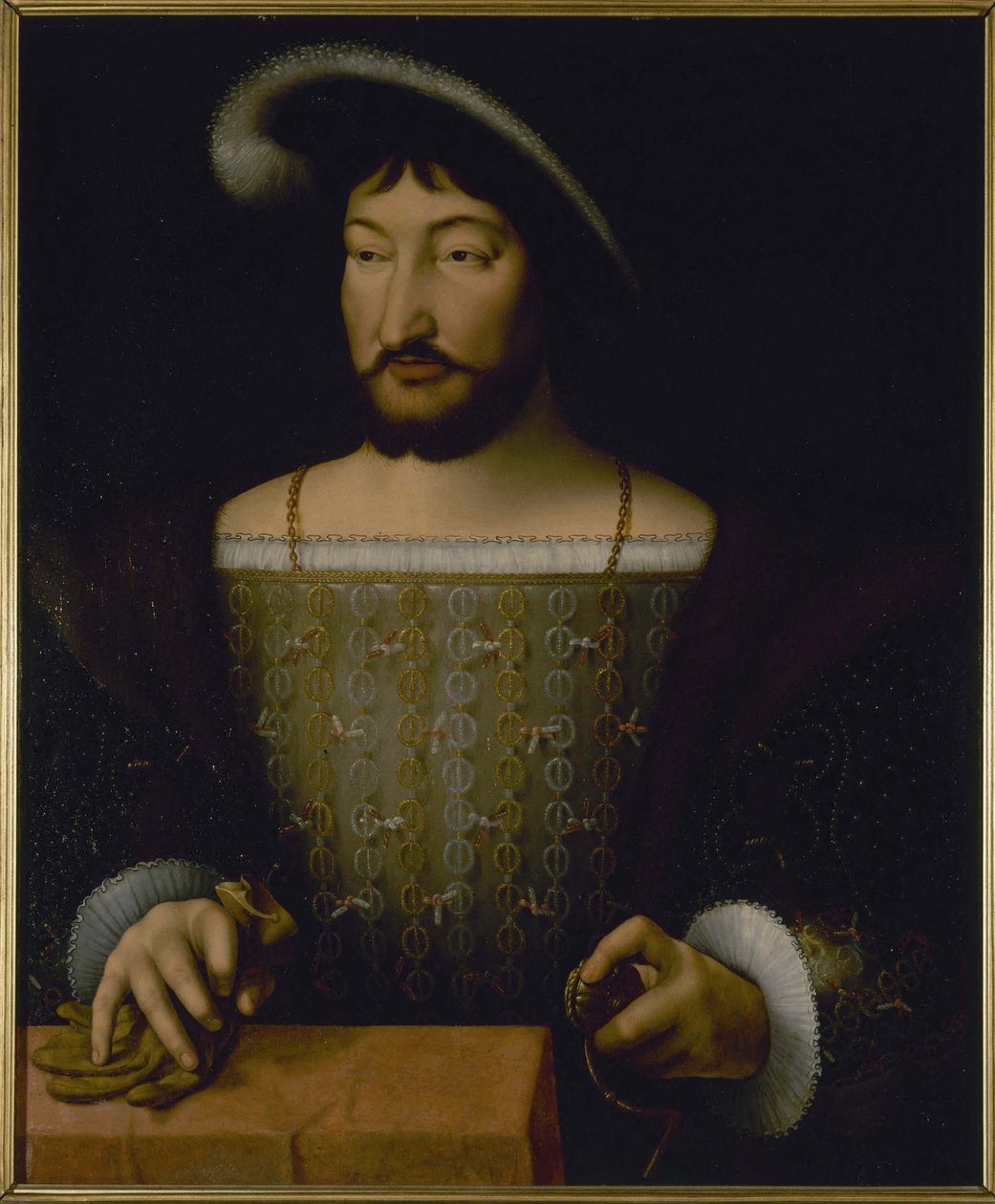 Retrato de Francisco I, rey de Francia de Joos van Cleve