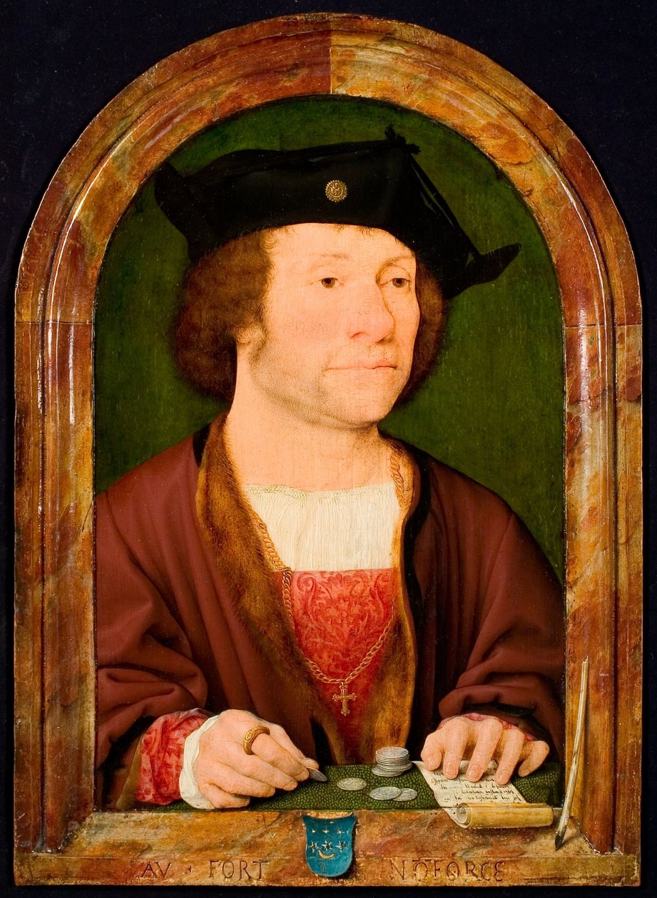 Retrato de un hombre, llamado Anthonis van Hilten de Joos van Cleve