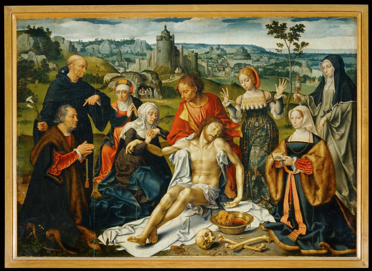 Retablo de la Deploración de Cristo ... de Joos van Cleve