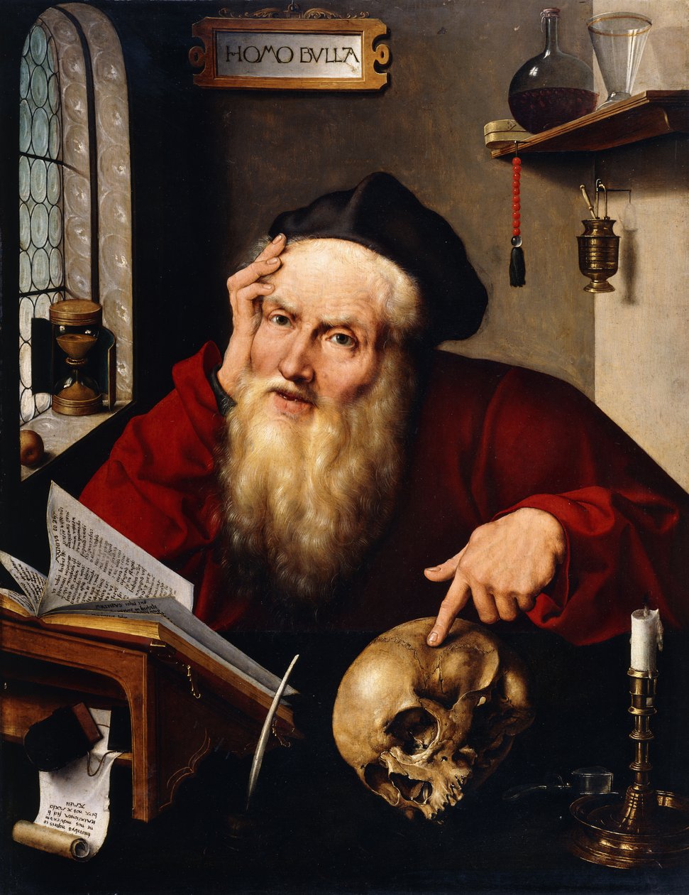 San Jerónimo en su estudio de Joos van Cleve
