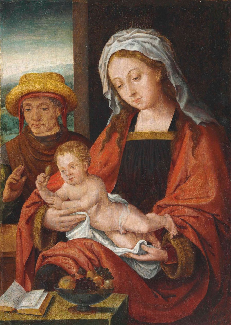 La Sagrada Familia de Joos van Cleve