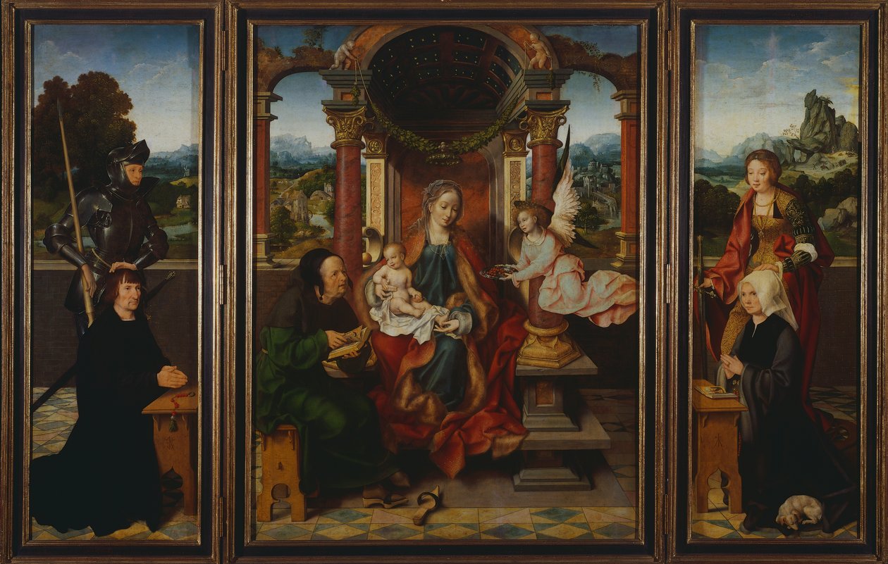 La Sagrada Familia de Joos van Cleve