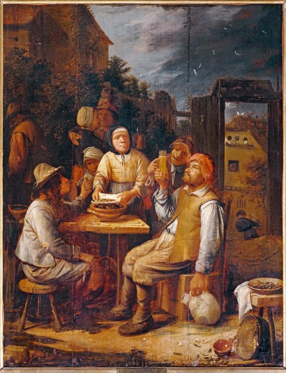 Les Mangeurs de moules - Los comedores de mejillones ... de Joos van Craesbeeck