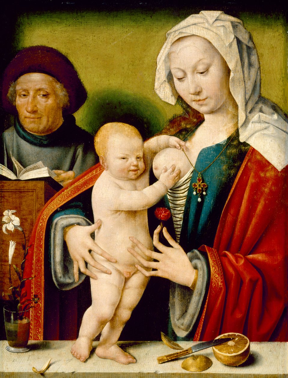 La Sagrada Familia de Joos van and workshop Cleve