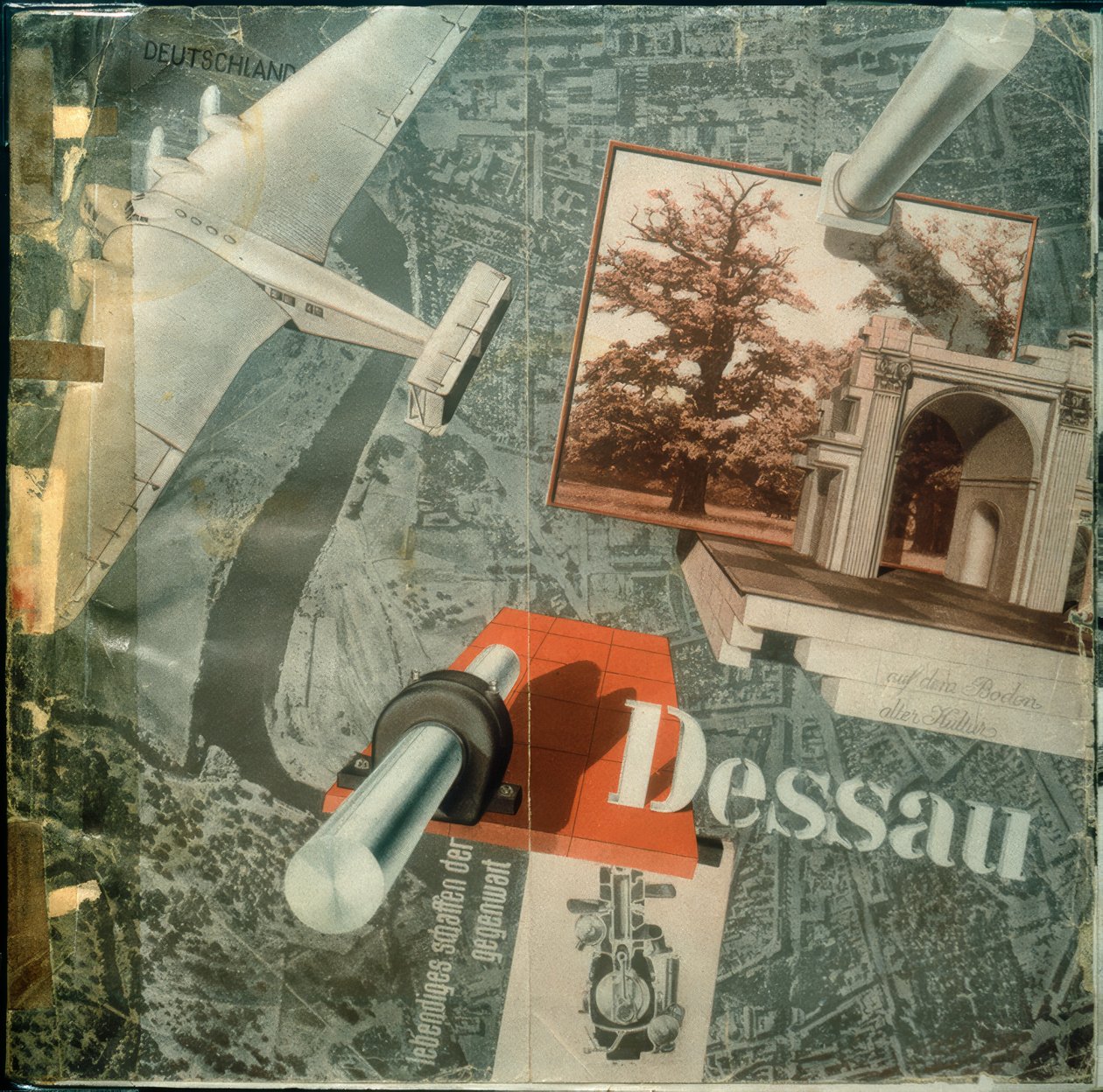 Prospecto de la ciudad de Dessau de Joost Schmidt