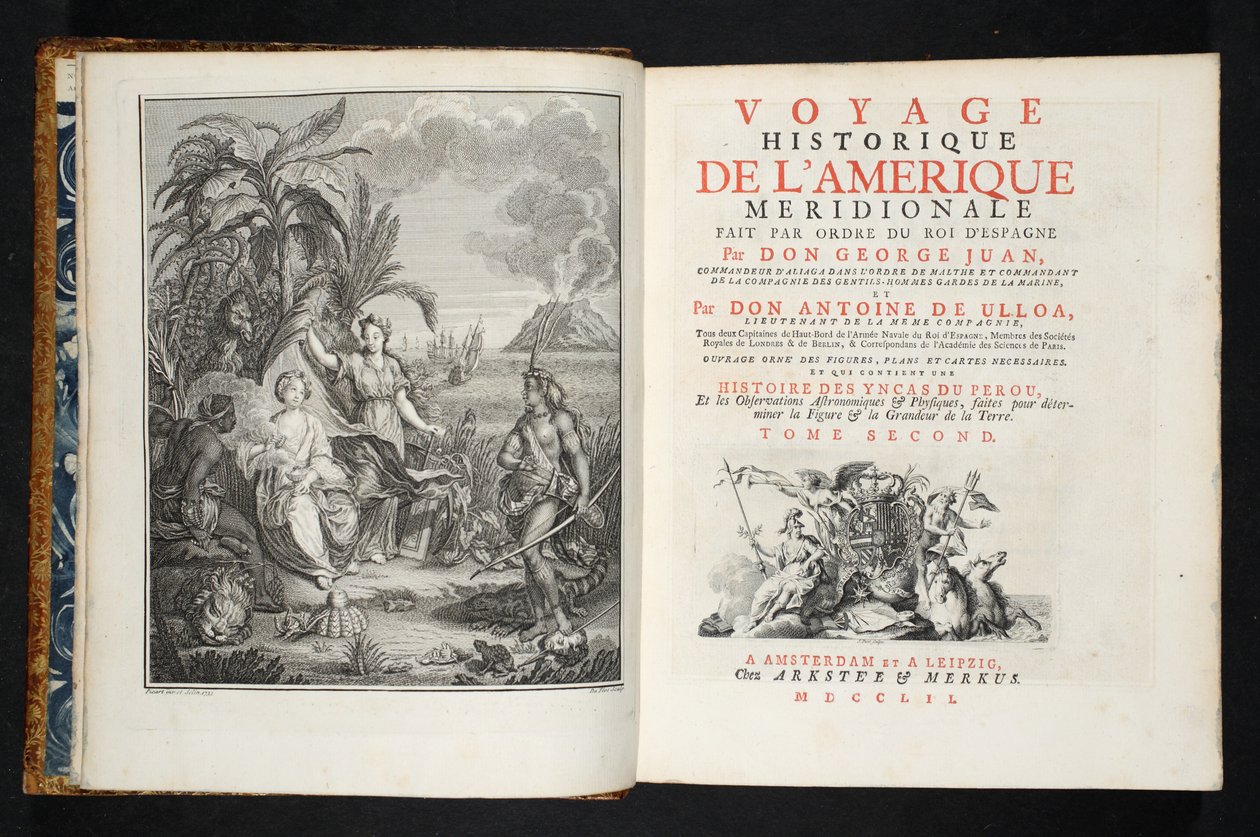 Frontispicio de Voyage Historique de l