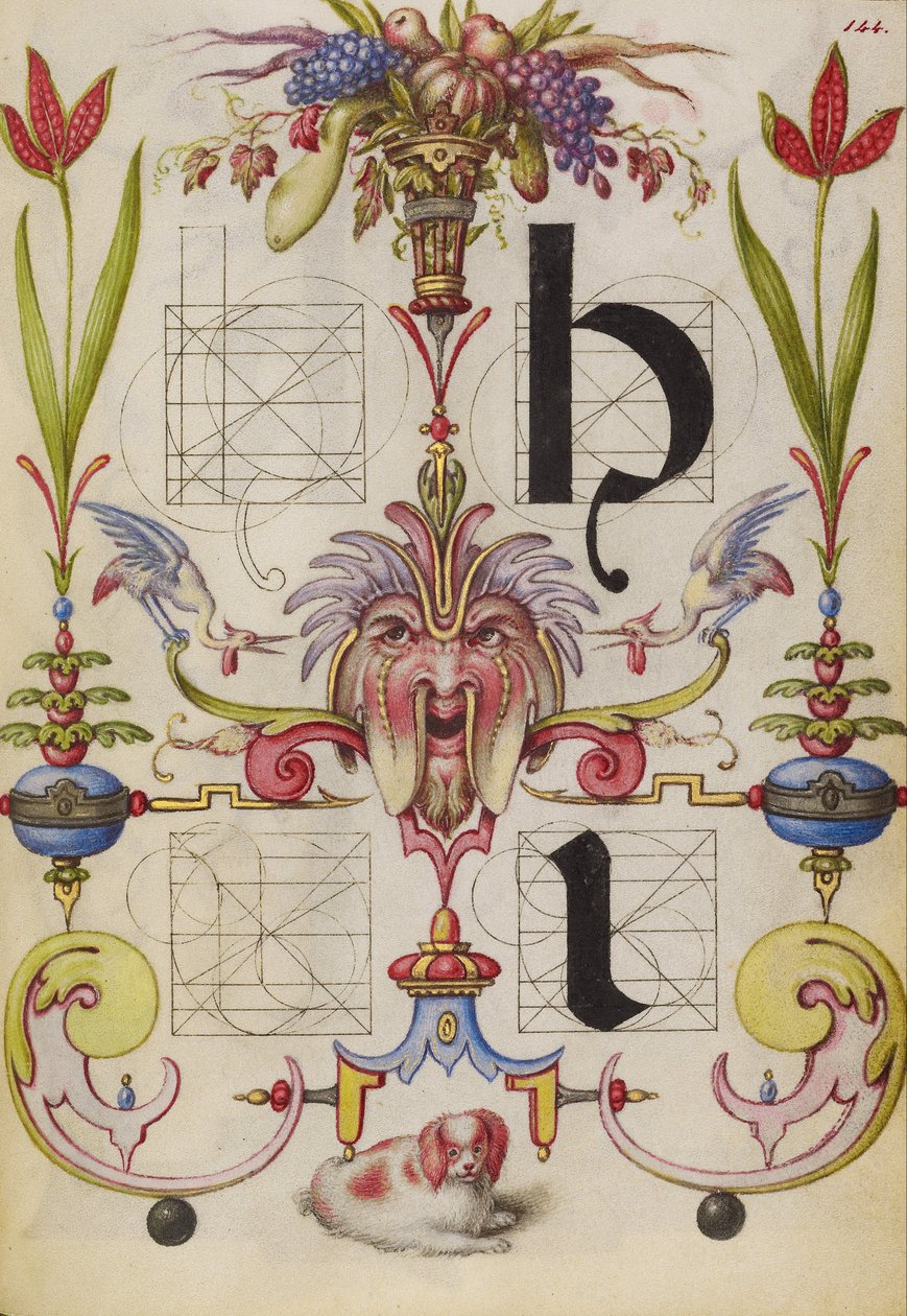 Guía para Construir las Letras H e I de Joris Hoefnagel
