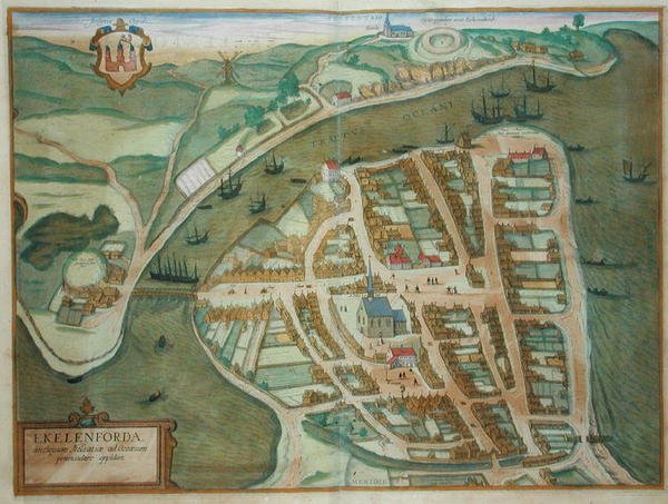 Mapa de Ekelenforde, de 