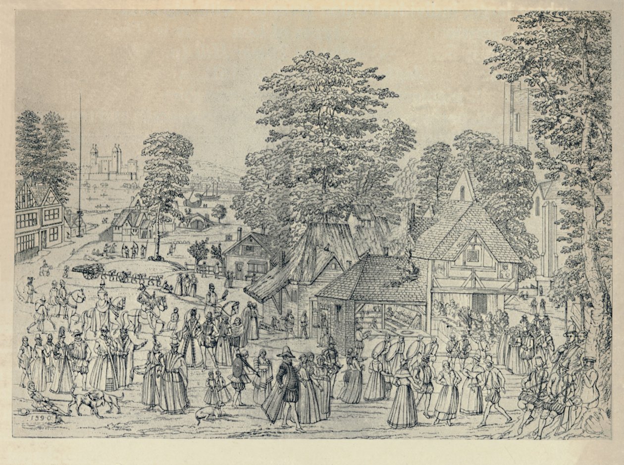 Una Fiesta de Boda en Bermondsey de Joris Hoefnagel