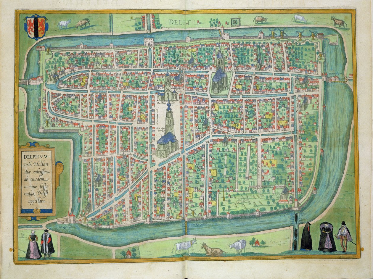 Mapa de Delft, de 