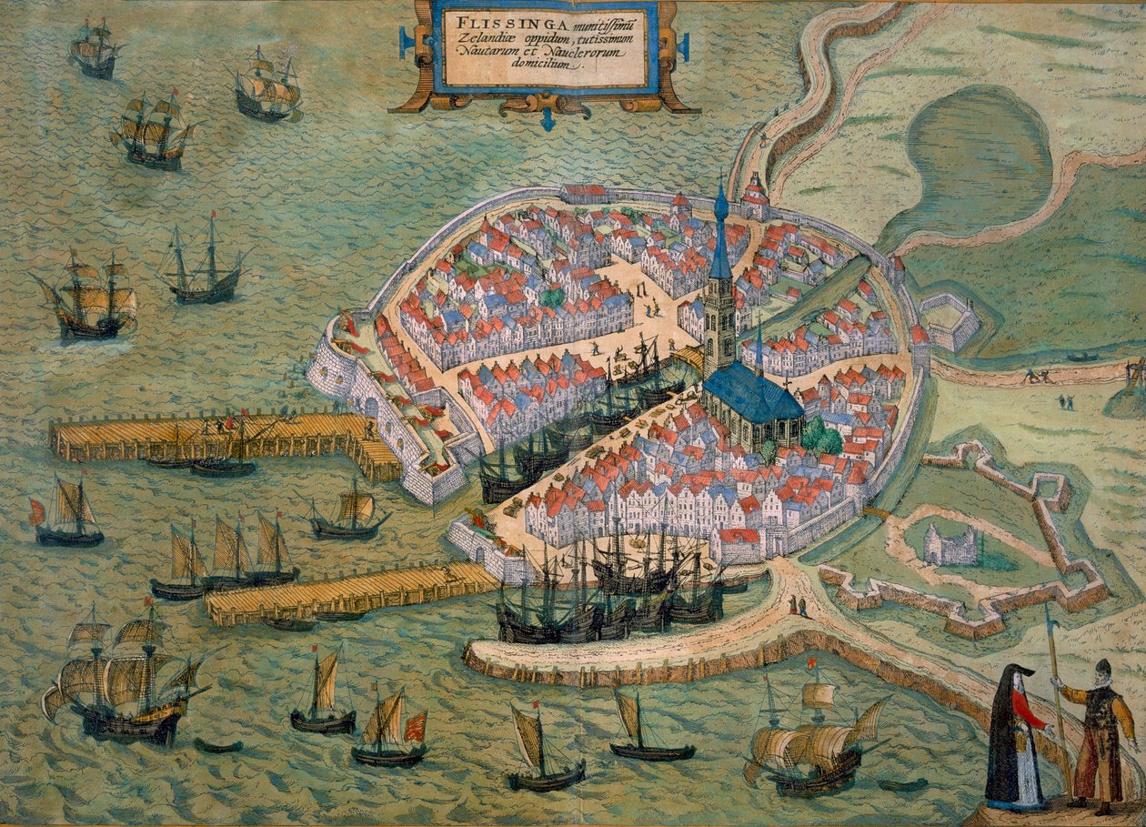 Mapa de Flissinga, de 