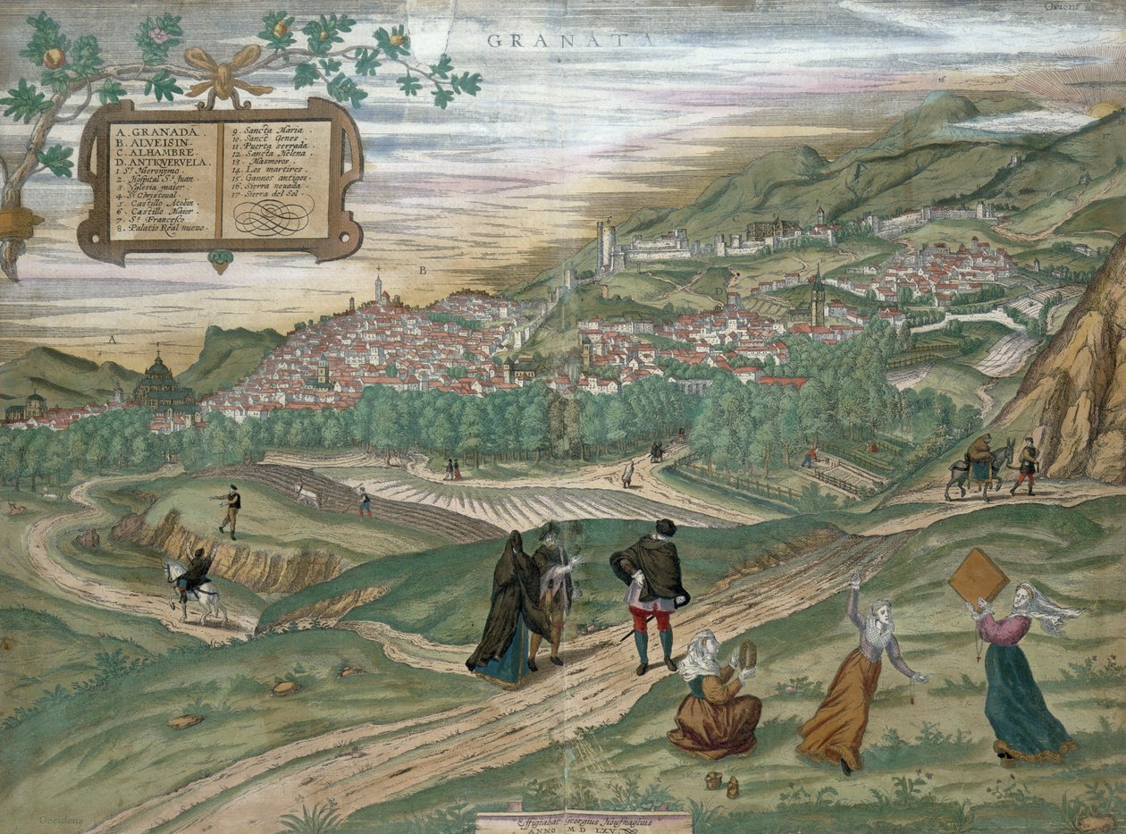 Mapa de Granada, de 