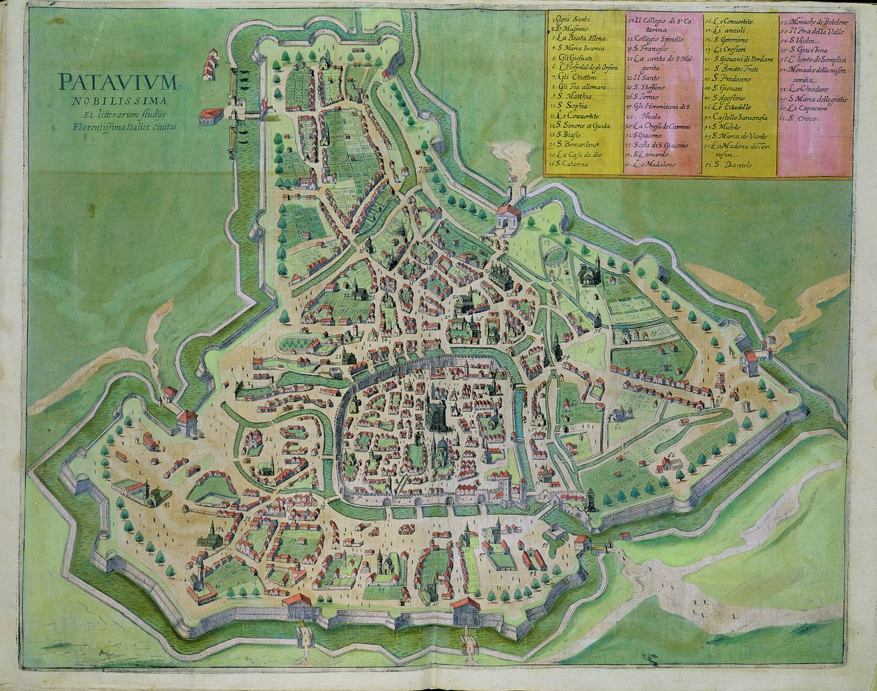 Mapa de Padua, de 