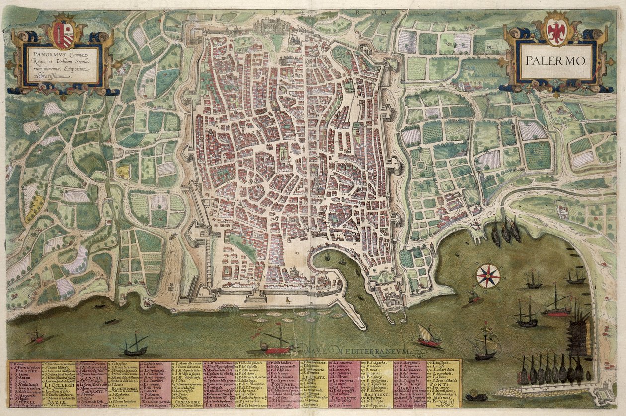 Mapa de Palermo, de 