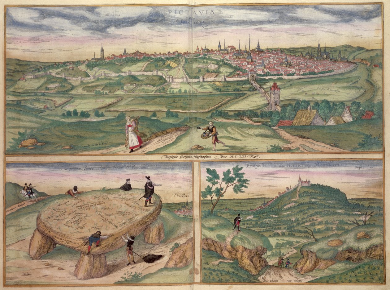 Mapa de Poitiers, de 