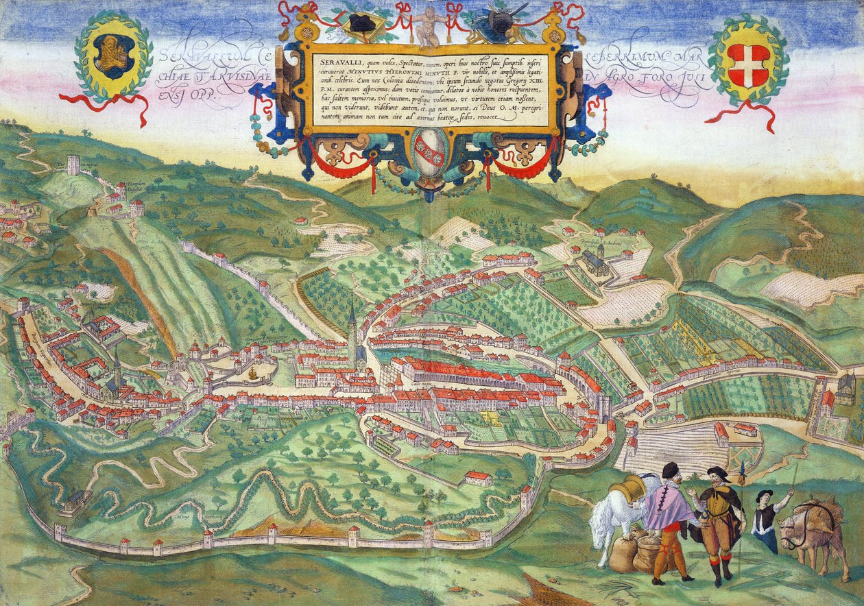 Mapa de Serravalle, de 