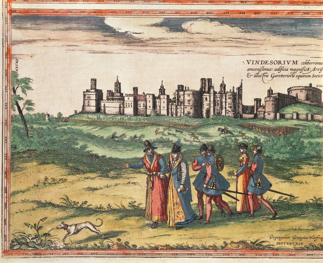Vista del Castillo de Windsor, de 