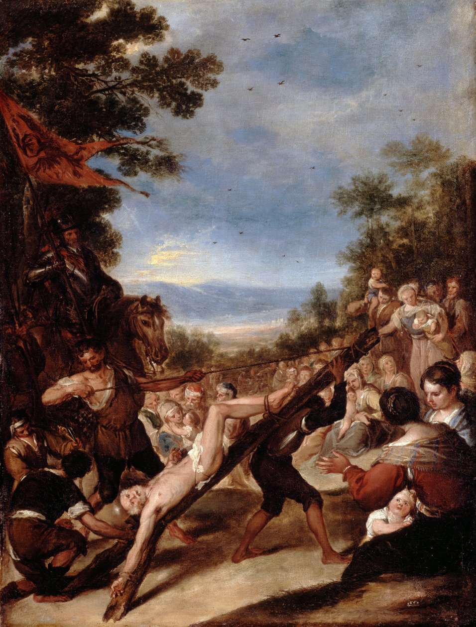 La crucifixión de San Pedro de José Antolínez