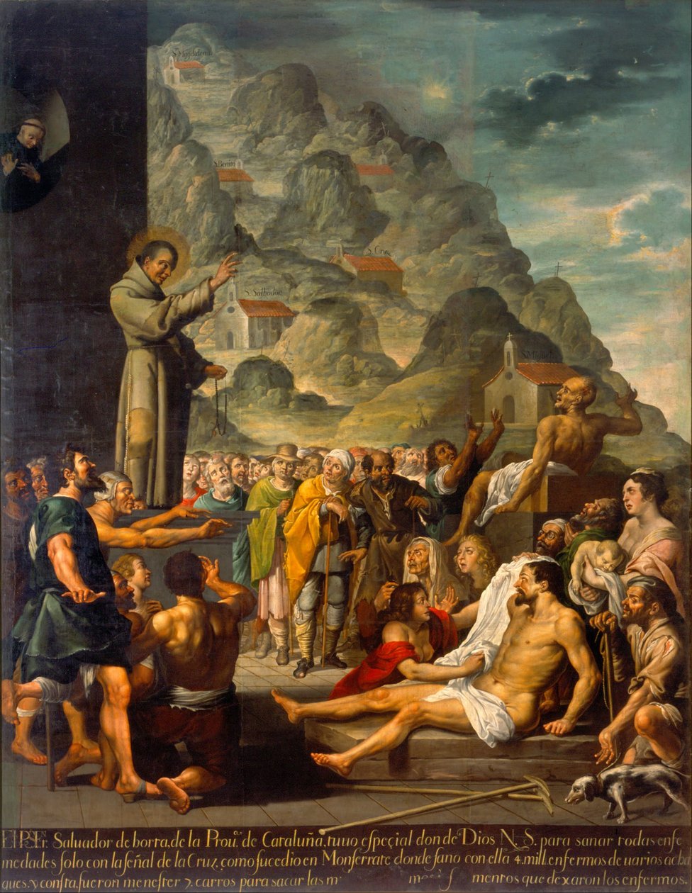Milagros del Beato Salvador de Horta de José Juárez