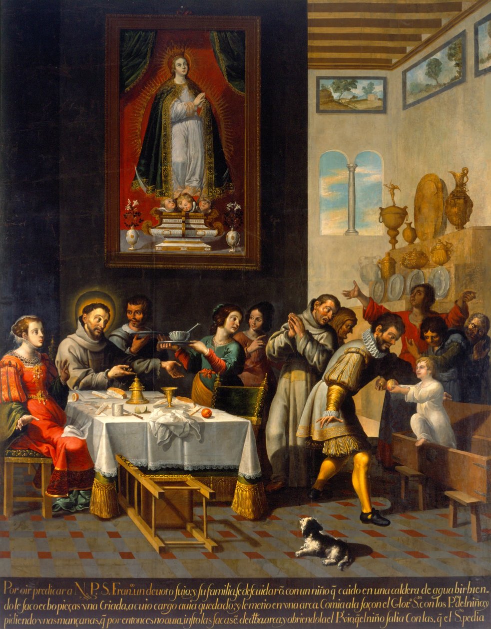 El milagro de San Francisco de Asís de José Juárez