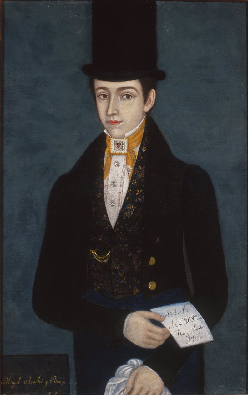 Retrato de Miguel Arochi y Baeza de José María Estrada