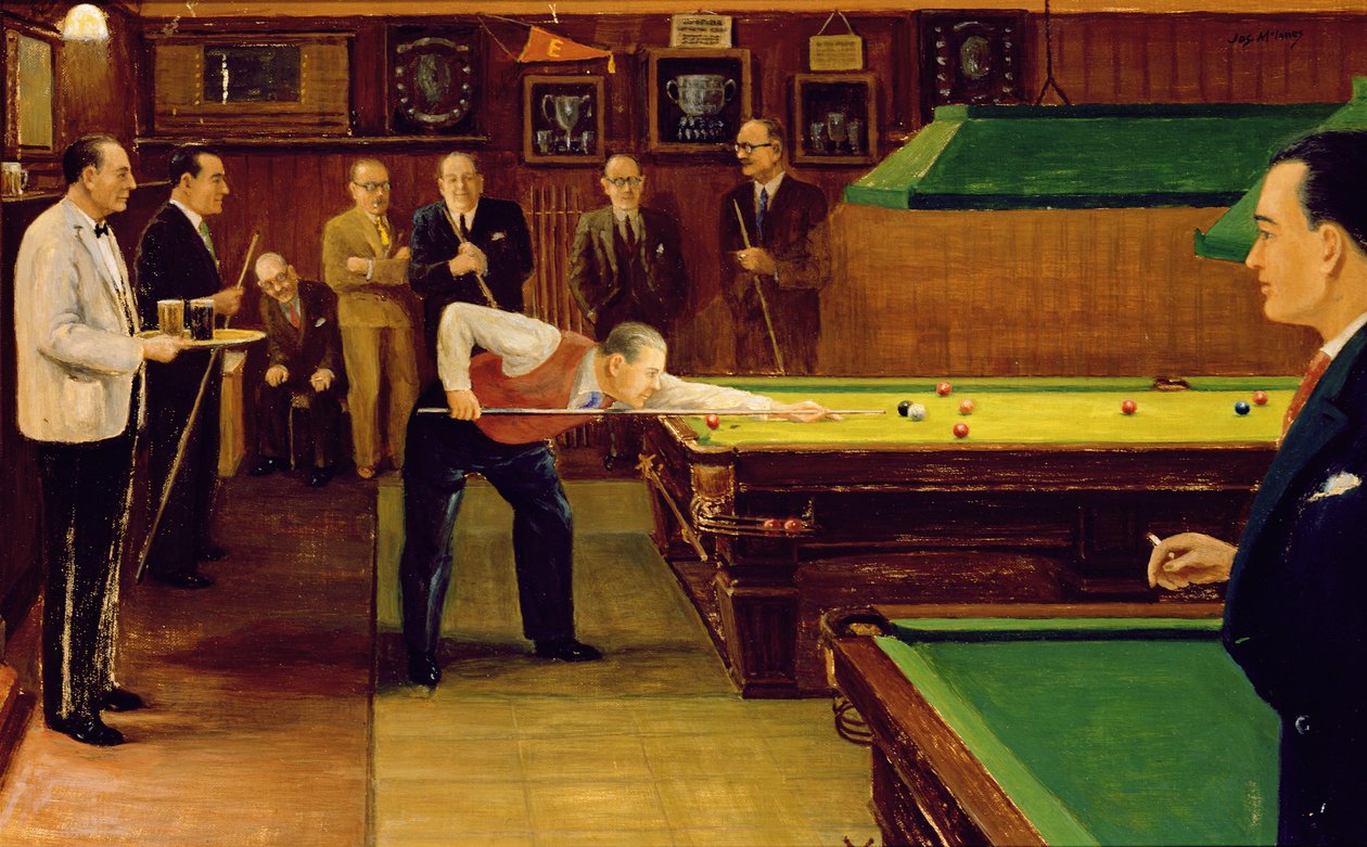 Una partida de snooker de Jos McInnes