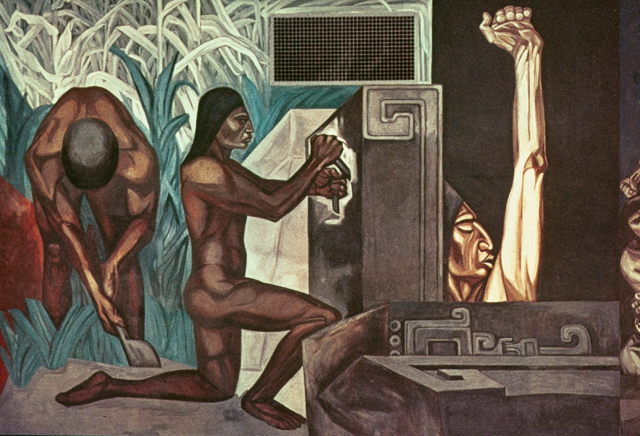 La Edad de Oro precolombina, de La Epopeya de la Civilización Americana de José Clemente Orozco