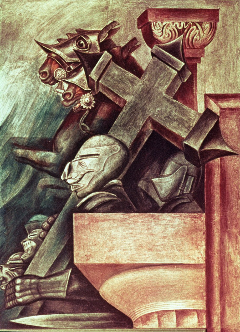 La Profecía, de La Epopeya de la Civilización Americana de José Clemente Orozco