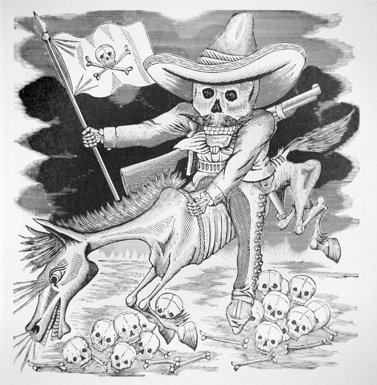 Calavera Zapatista, c.1910 de José Guadalupe Posada