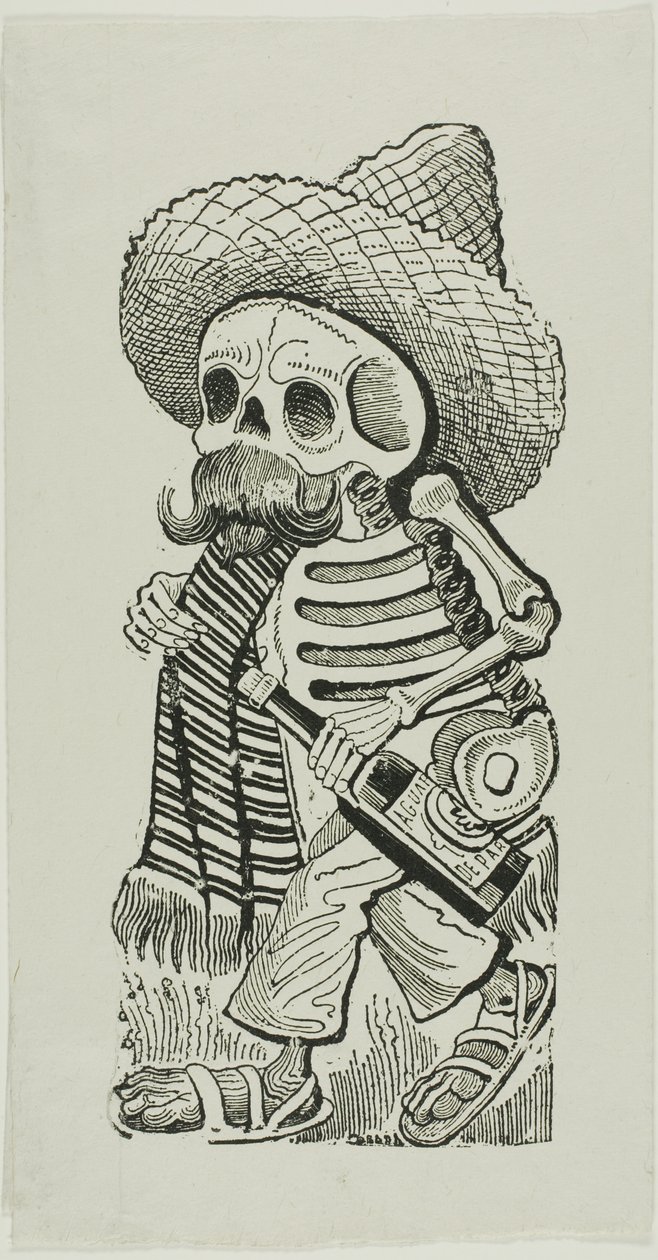 Calavera de Francisco Madero, de Calavera Maderista de José Guadalupe Posada