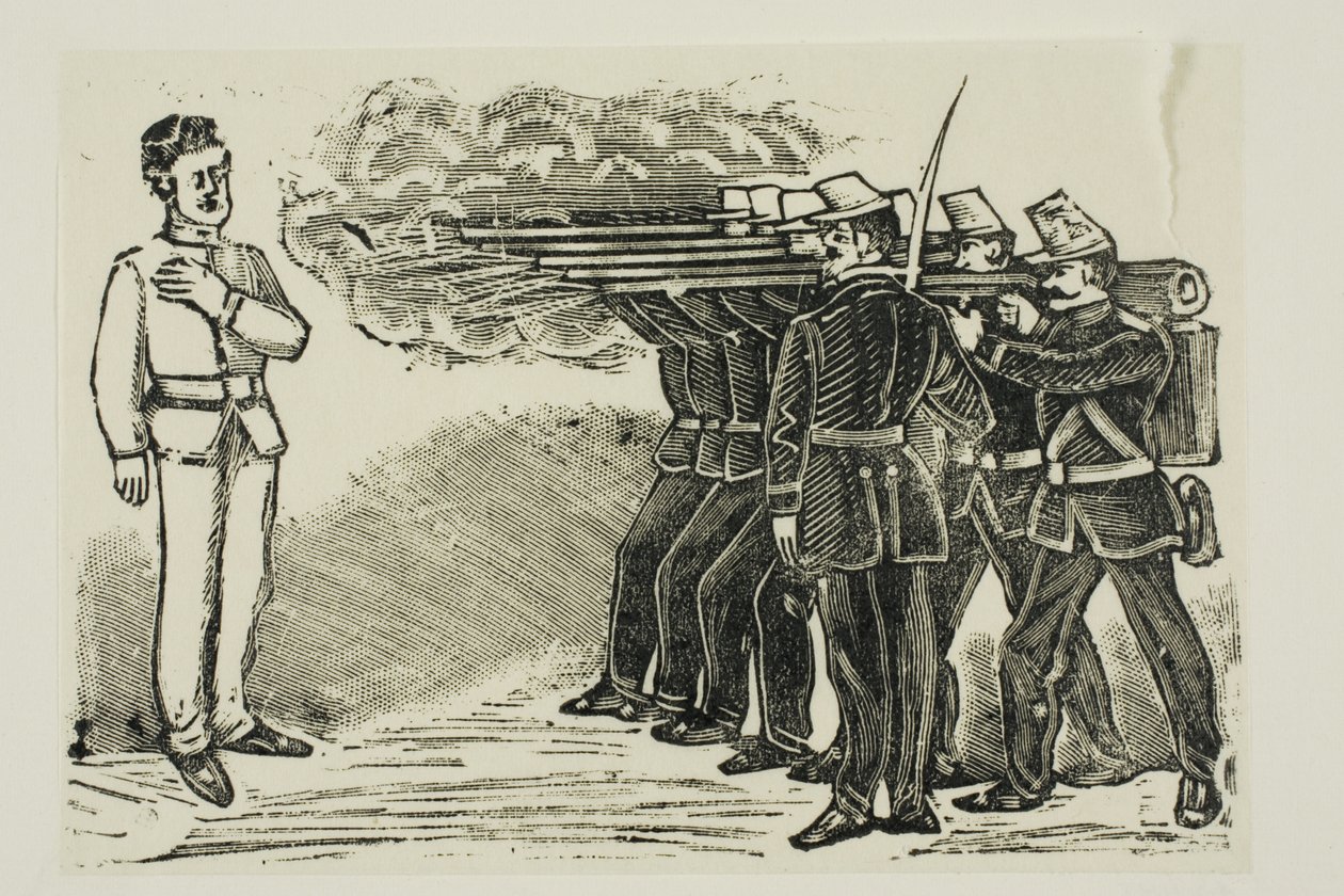 Ejecución por pelotón de fusilamiento de José Guadalupe Posada