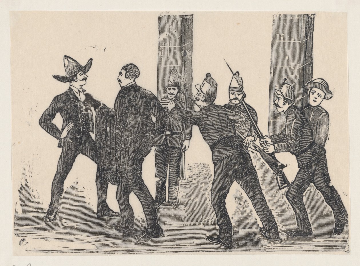 Ejecución de Jesús Bruno Martínez, 1892 de José Guadalupe Posada