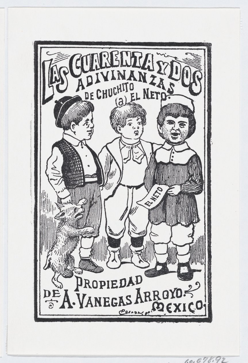 Cuarenta y dos adivinanzas, ca. 1900-1910 de José Guadalupe Posada