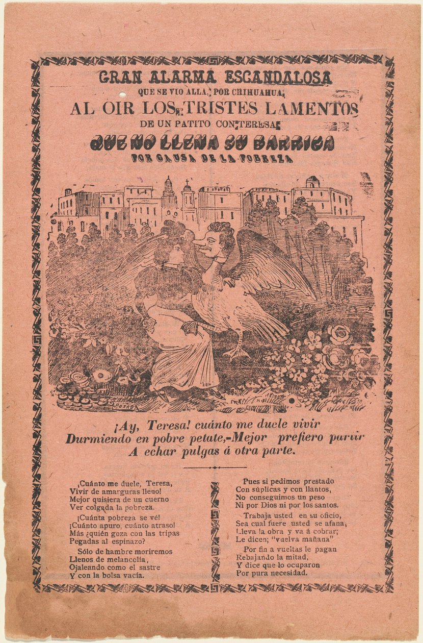 Gran alarma escandalosa de José Guadalupe Posada
