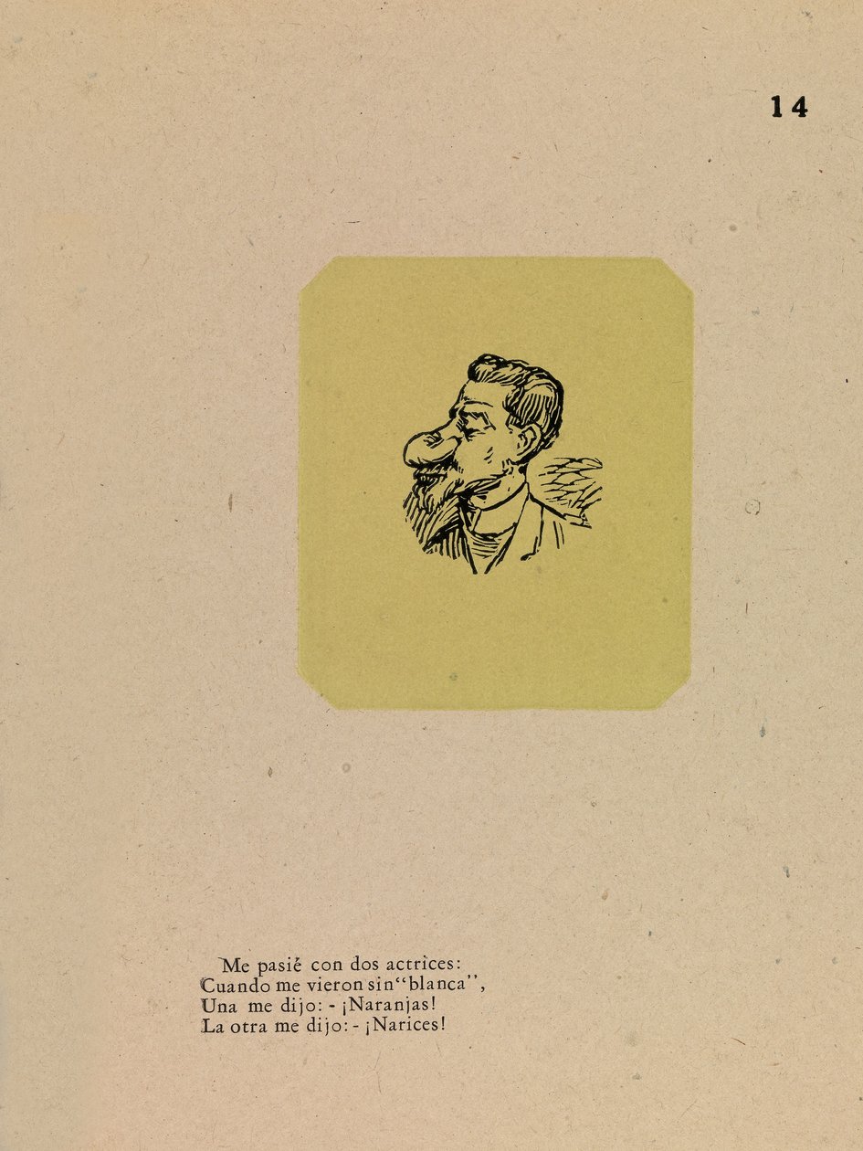 El hombre de la nariz bulbosa de José Guadalupe Posada