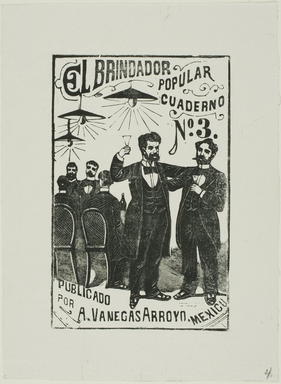 El maestro de ceremonias popular de José Guadalupe Posada
