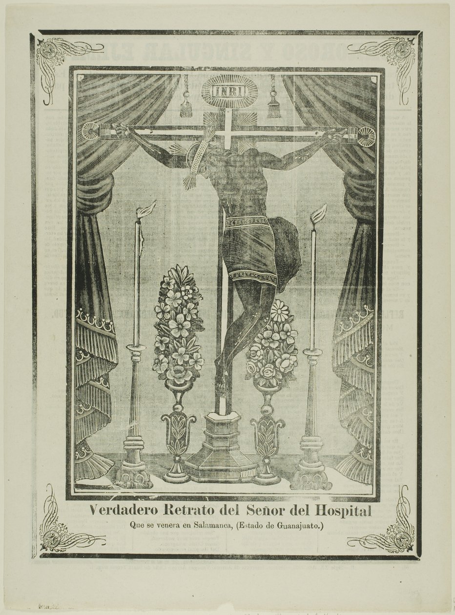 Verdadero retrato de Nuestro Señor del Hospital de José Guadalupe Posada