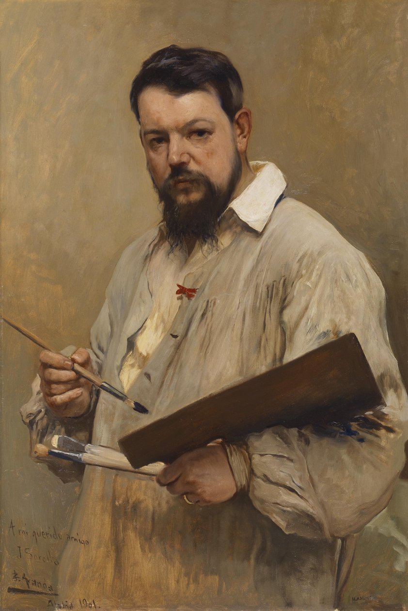 Spanish: El pintor Joaquín Sorolla The painter Joaquin Sorolla de José Jiménez Aranda