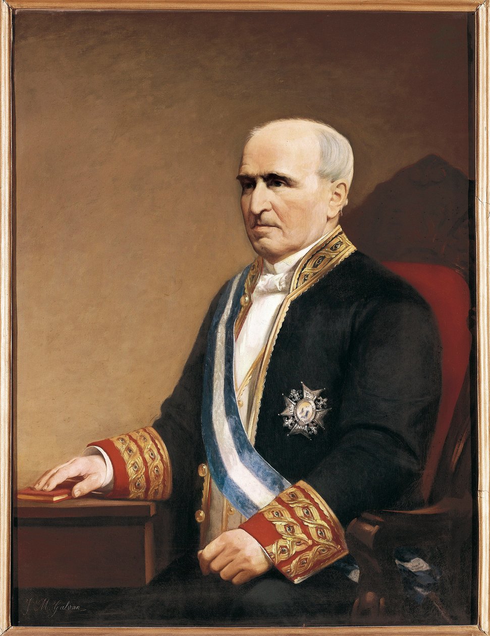 Retrato del político Francisco Santa Cruz de José María Galván y Candela