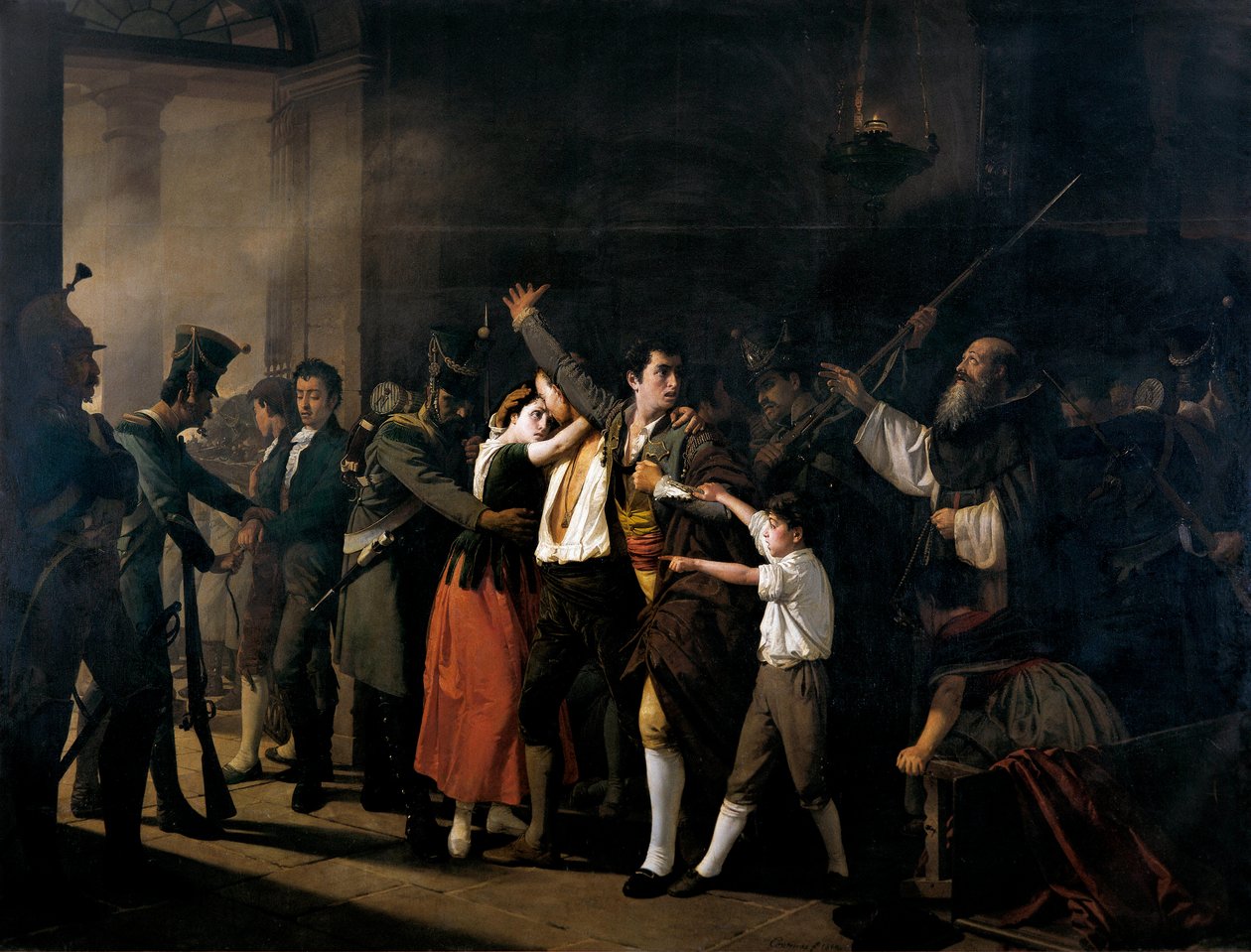 Fusilamiento de los patriotas españoles en el Buen Suceso (al amanecer del 3 de mayo de 1808) de José Marcelo Contreras y Muñoz