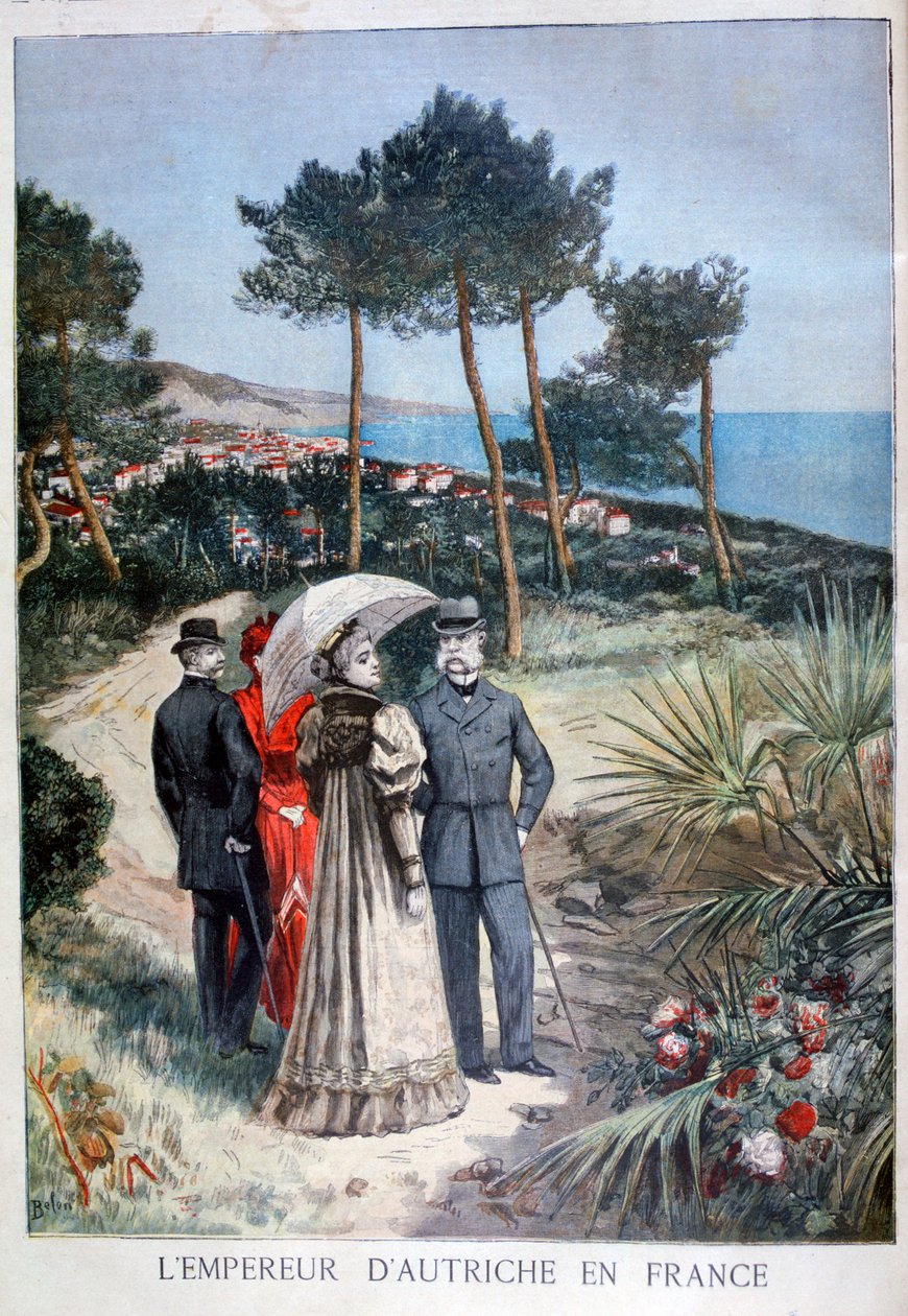 Francisco José I, emperador de Austria, en una visita a Francia, 1894 de Jose Belon