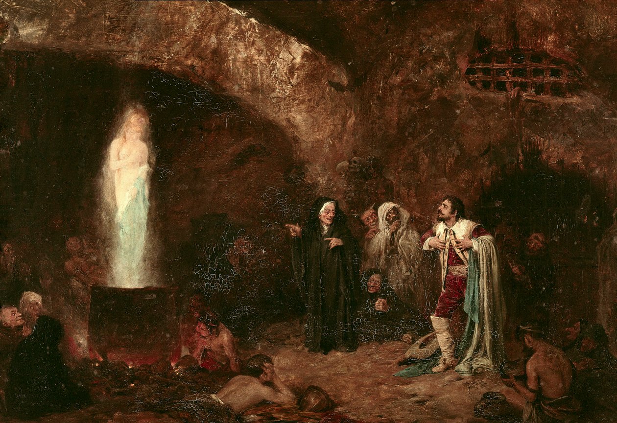"Las brujas o Fausto" Ilustración para la obra de Johann Wolfgang von Goethe (1749-1832) de Jose Benlliure y Gil