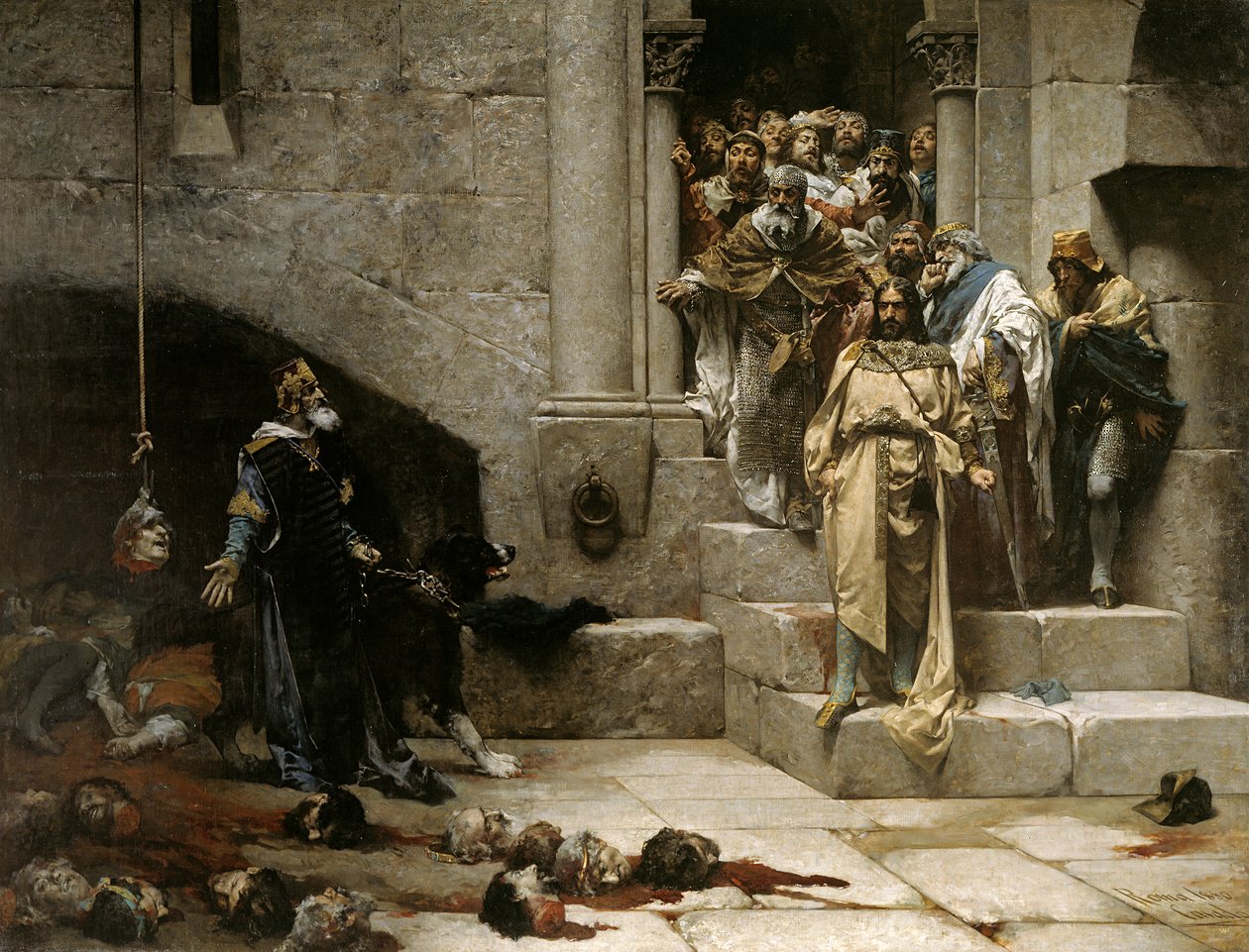 La campana de Huesca, 1880 de Jose Casado del Alisal